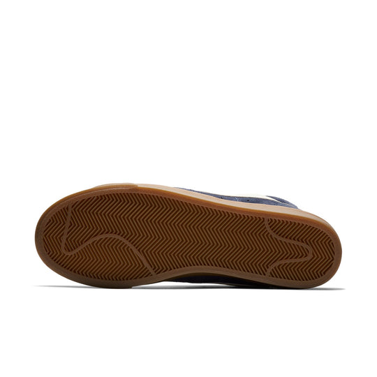 Nike Blazer Mid Mid Tops Retro Skateboarding Shoes Navy Blue 371761-406