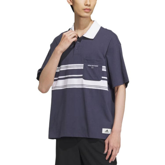 adidas SPW SS Polo Shirts 'Navy White' IS4945