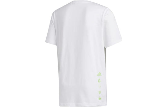 adidas Dame Social Short Sleeve T-Shirts 'White' GI8891