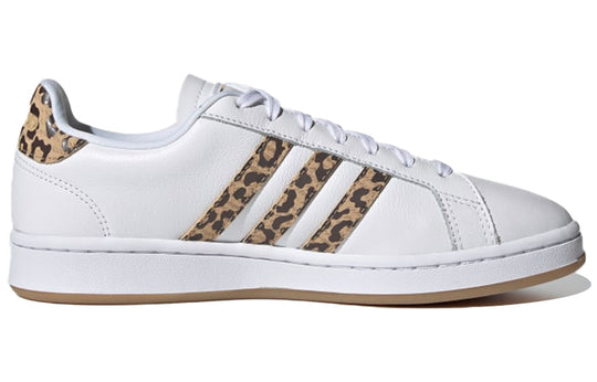 (WMNS) adidas neo Grand Court Shoes White/Brown FY8949