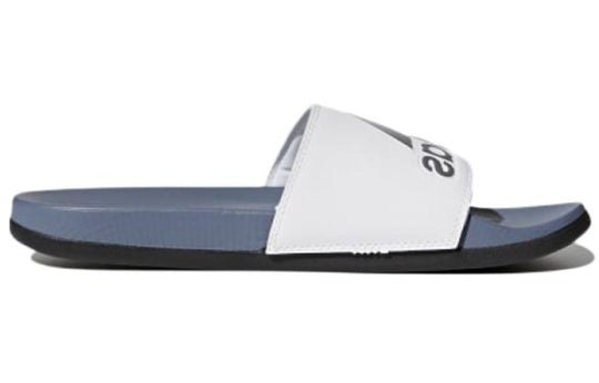 adidas Adilette CloudFoam Plus Logo Slides 'Steel Cloud White' AC8412