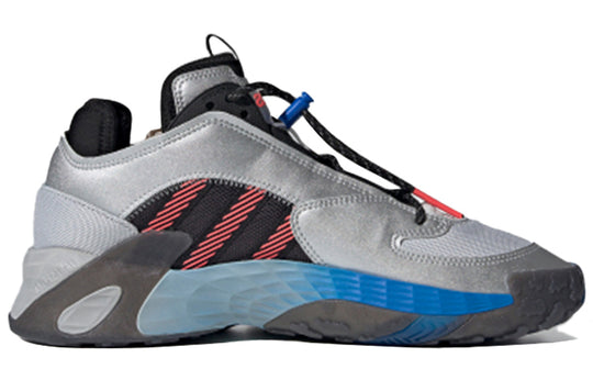 adidas Originals Streetball Basketball Shoes 'Silver Metallic Flash Red Blue' FW4271