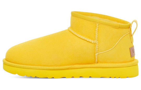 (WMNS) UGG Classic Ultra Mini Boot 'Canary Yellow' 1116109-CAN