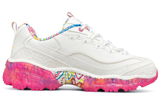 (WMNS) James Goldcrown x Skechers D'Lites Crystal Low Top Running Shoes Pink/White 149457-WMLT