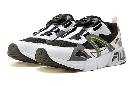 (GS) FILA Retro Sport Shoes 'White Black Gray' K15B041116FBQ