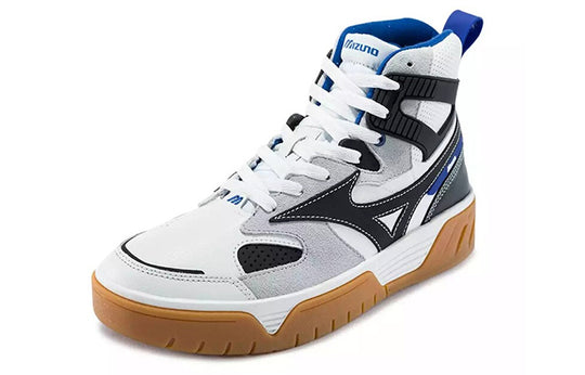 Mizuno CL MID Skateboarding Shoes Black White Blue D1GH202901