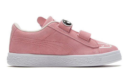 (PS) PUMA Suede Monster Family V Sport Shoes Pink 371098-02