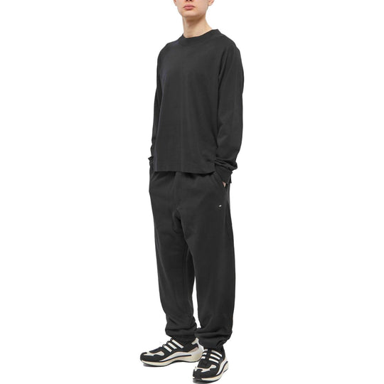 adidas Y-3 Organic Cotton Terry Cuff Straight Pants 'Black' IL1784