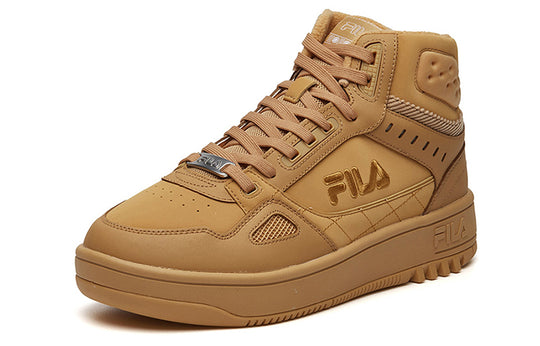 FILA High Top Retro Basketball Shoes Clay Yellow F12M141216FCL