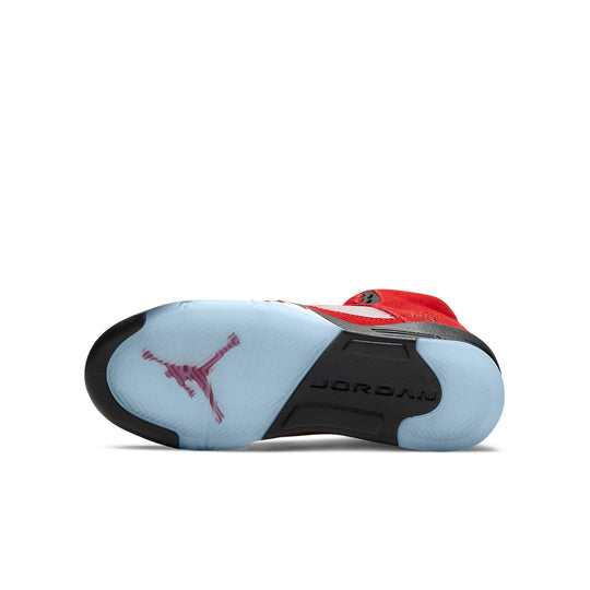 (GS) Air Jordan 5 Retro 'Raging Bull' 2021 440888-600 Big Kids Basketball Shoes  -  KICKS CREW