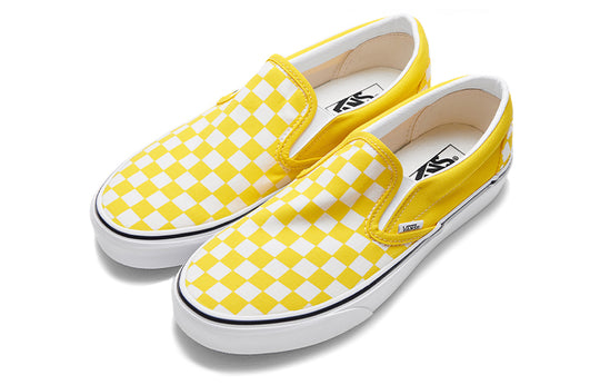 Vans Classic Slip-On 'Checkerboard - Cyber Yellow' VN0A33TB42Z