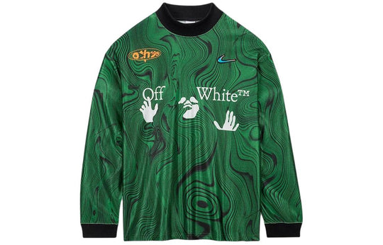 Nike x OFF-WHITE All Over Print Jersey 'Kelly Green' FQ0997-389
