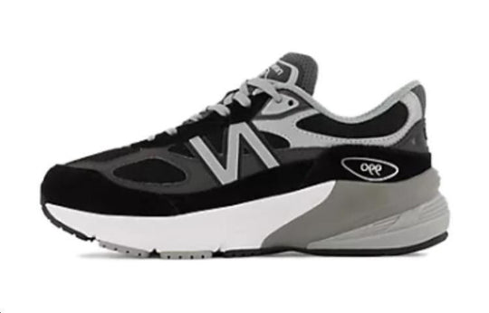 (GS) New Balance 990 V6 FuelCell Shoes 'Black Grey White' GC990BK6