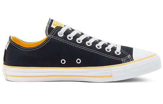 Converse Chuck Taylor All Star OX Canvas Shoes Black/Yellow 167175C