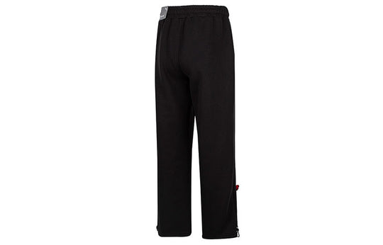 PUMA Team Badge Straight-leg Pants 'Black' 677376-01