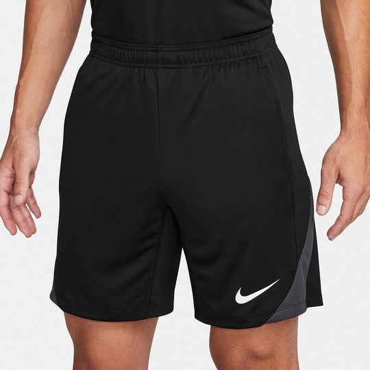 Nike Strike logo Soccer Shorts 'Black White Grey' FN2401-010