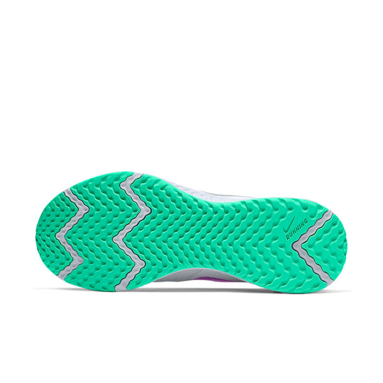 (WMNS) Nike Revolution 5 'White Green Glow Violet' BQ3207-111
