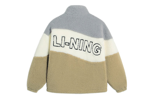 Li-Ning Embroidered Color Block Polar Fleece Jacket 'Multi-Color' AFDSD23-1