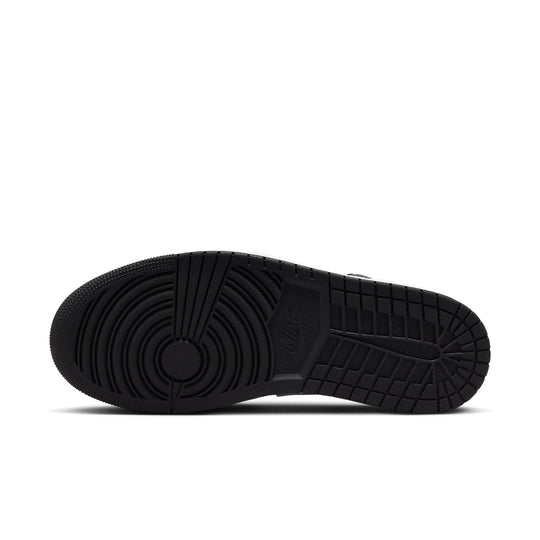 Air Jordan 1 Low 'Black White Grey' 553558-040 Retro Basketball Shoes  -  KICKS CREW