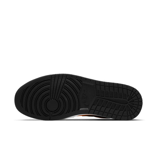 Air Jordan 1 Low 'University Gold Black' 553558-700 Retro Basketball Shoes  -  KICKS CREW