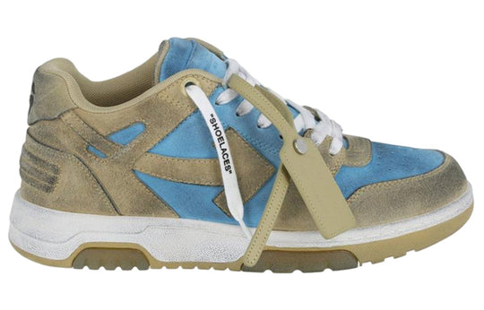 Off-White Out Of Office Low-Top Sneakers 'Blue Olive Green' OMIA189S22LEA0084061