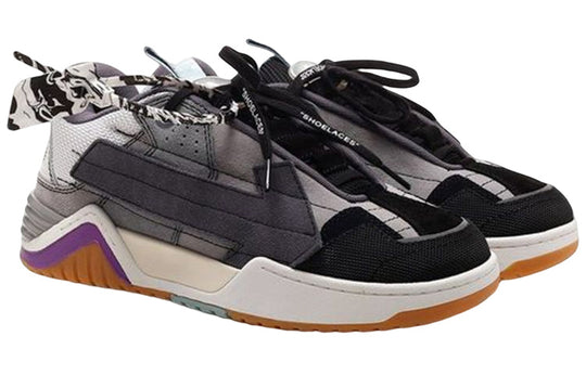 Off-White Arrow Panelled Skate Low-Top Sneaker 'Black Grey Brown' OMIA186E20LEA0011006