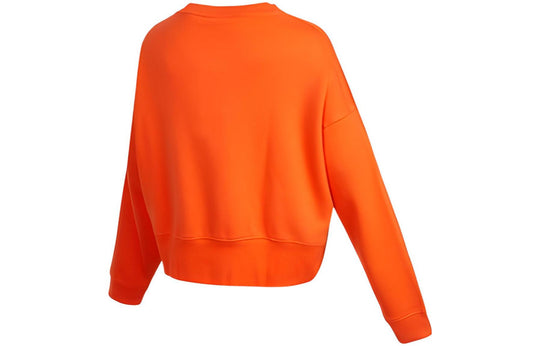 (WMNS) Nike Sportswear Collection Essentials Oversized Crew Sweatshirt 'Orange' DJ7666-869