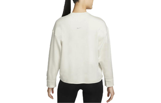 (WMNS) Nike Yoga Luxe Air Crew Sweatshirt 'White Multi' DM7007-030
