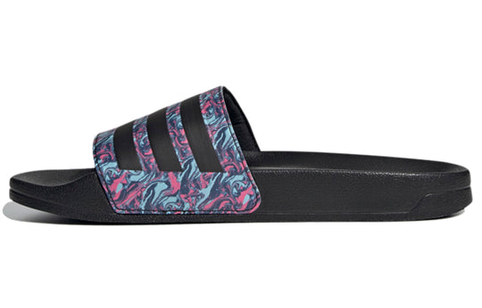 adidas Adilette Shower Sandals 'Black Blue Purple' FZ4895