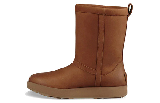 (WMNS) UGG Classic Short Leather 'Chestnut' 1017509-CHE
