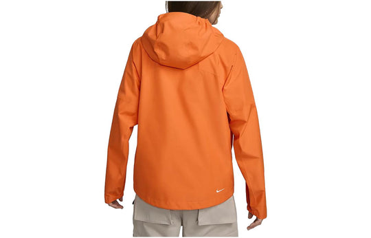(WMNS) Nike ACG Cascade Rain Storm-FIT Water-Resistant Lightweight Jacket 'Bright Mandarin' DV9522-885