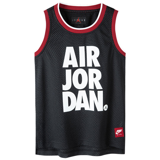 (PS) Air Jordan Mesh Jersey 'Black Red White' JD2122004GS-001