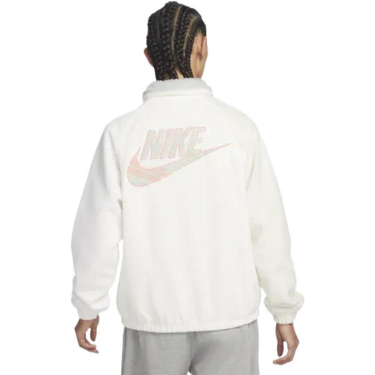 Nike Sportswear Knit Jacket 'White' FB1827-133 - KICKS CREW