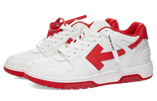Off-White Out Of Office Low-Top Sneaker 'Red White' OMIA189S22LEA0010125