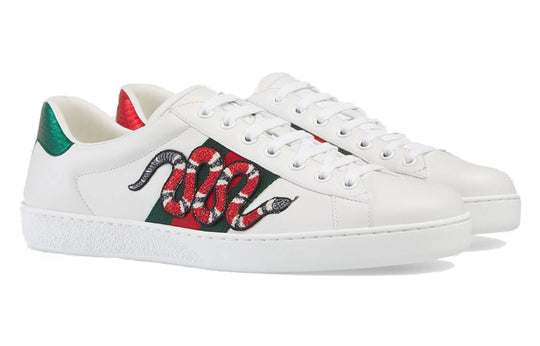 Gucci Ace Embroidered 'Snake' 456230-A38G0-9064