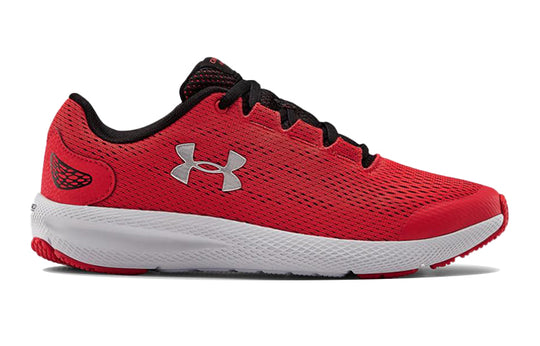 (GS) Under Armour Charged Pursuit 2 Black/Red 3022860-600