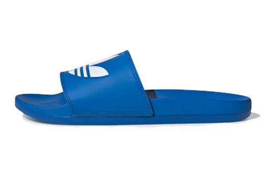 adidas originals Adilette Lite Minimalistic Blue White Slippers 'Blue White' EG9845
