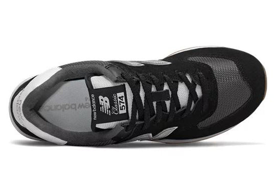 New Balance 574 Series Retro Jogging Shoes Black ML574SPT