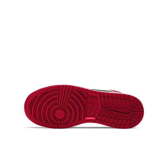 (GS) Air Jordan 1 Low 'White Gym Red' 553560-118 Big Kids Basketball Shoes  -  KICKS CREW