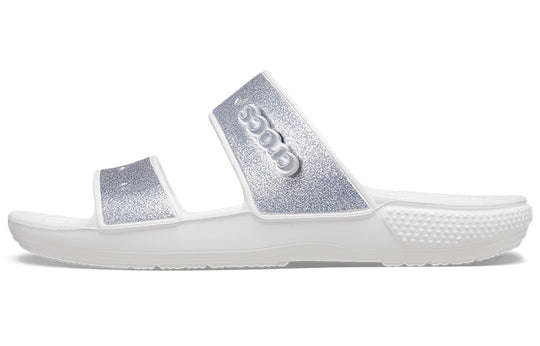 Crocs Classic Casual Fashion Unisex Silver Slippers 207769-90H