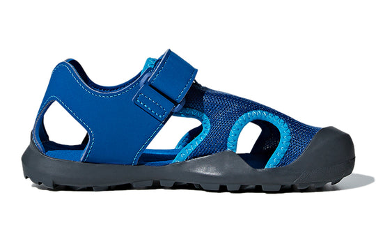 (GS) adidas Captain Toey K Outdoor Minimalistic Casual Sports Sandals Blue BC0703