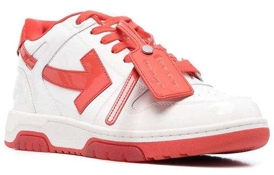 Off-White Out Of Office Low-Top Sneakers 'Red White' OMIA189S22LEA0020125