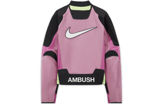 (WMNS) Nike x Ambush Moto Jacket Asia Sizing 'Active Fuchsia' CW8000-693