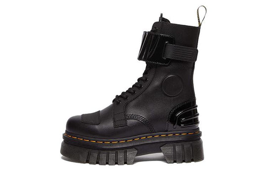 Dr.Martens Audrick 10-Eye Alternative Leather Lace Up Boots 'Black' 30970001