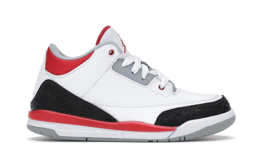 (PS) Air Jordan 3 Retro 'White Fire Red' 2013 429487-120
