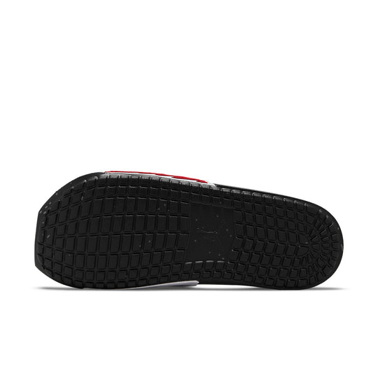 (WMNS) Air Jordan Nola Slide 'White Black Gym Red' CZ8027-160
