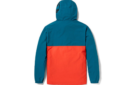 Timberland Pullover Windbreaker Jacket 'Blue Orange' A2BUU-CE0