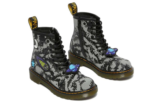 (PS) Dr.Martens 1460 Space Hydro Leather Lace Up Boots 'Black Grey  Hydro Leather' 27889057