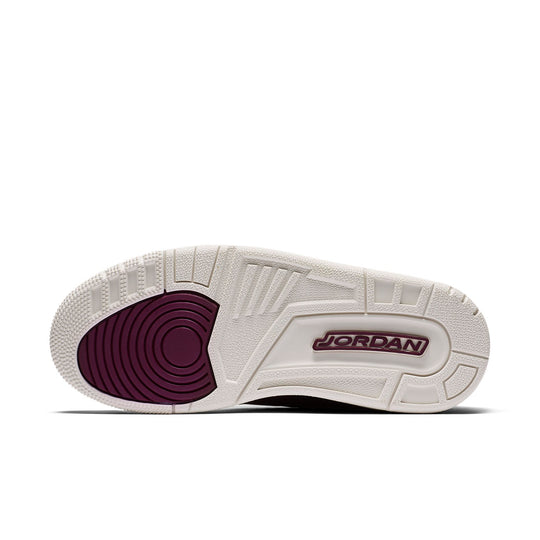 (WMNS) Air Jordan 3 Retro 'Bordeaux' AH7859-600 Retro Basketball Shoes  -  KICKS CREW