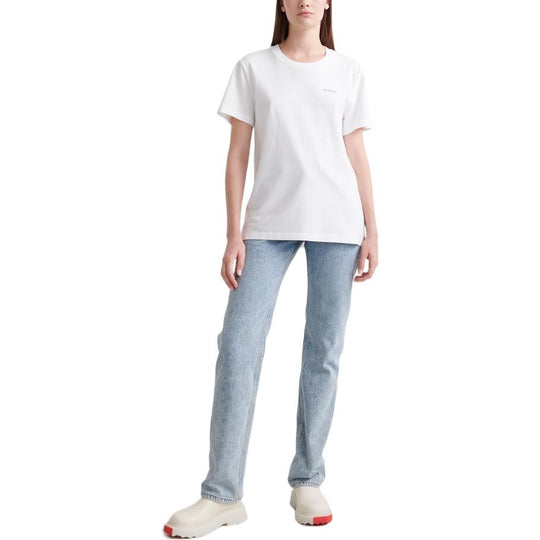 (WMNS) Off-White Floral Arrow Short Sleeve T-Shirt 'White' OWAA089S22JER0050184